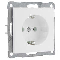 Q-Link S2 Contactdoos | 1-voudig | Randaarde | Polarwit - 54.083.42