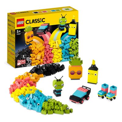 LEGO classic 11027 creatief spelen met neon