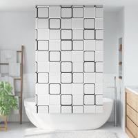 VidaXL Doucherolgordijn 130x240 cm stofbreedte 126 cm