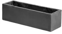 Mcollections balkonbak clayfibre 60x17,2x17,2 cm lood