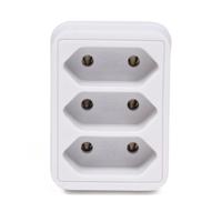 Benson Stopcontact splitter - triple - wit - voor 3 platte stekkers - verdeelstekkers