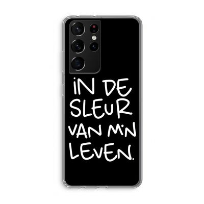 De Sleur: Samsung Galaxy S21 Ultra Transparant Hoesje