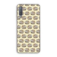 Slapende poes: Samsung Galaxy A7 (2018) Transparant Hoesje
