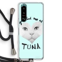 You had me at tuna: Sony Xperia 5 III Transparant Hoesje met koord