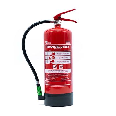 Schuimblusser 6 liter PFAS vrij AB - Schuimblusser 6 liter PFAS vrij AB - Inclusief gele keuringssticker