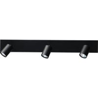 Masterlight Plafondlamp zwartBounce met 3 zwarte spots - 5491-05-05-70-3