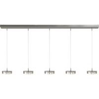 Masterlight 5-lichts hanglampImperia 160cm nikkel - 2041-37-37-02-160-5