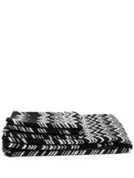 Missoni Home serviette de bain à motif zig-zag - Noir - thumbnail