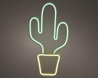 Led neon usb-c cactus 25,5 x 47 cm multicolor