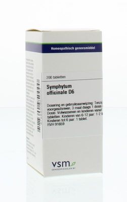 VSM Symphytum officinale D6 (200 tab)