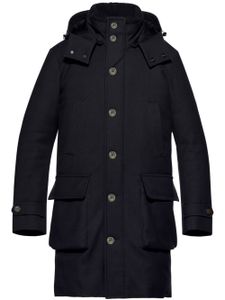 Norwegian Wool parka Street à capuche - Noir