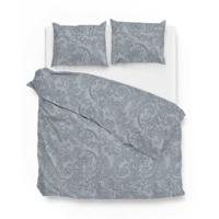 Dekbedovertrek Katoen - Eenpersoons (140x200 cm) - Denim Flanel - Dessin: Patroon - Zo!Home - Dekbed-Discounter.nl