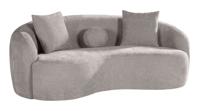 LABEL51 2,5-zits Organische Bank 'Novo' Elite stof, kleur Stone