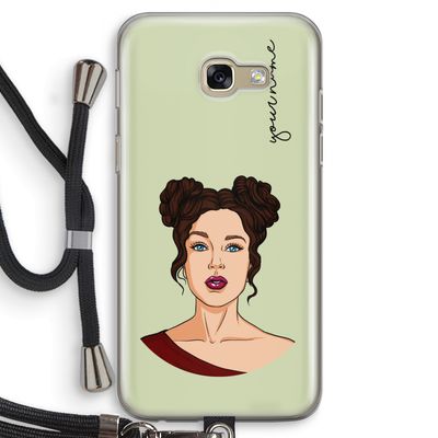 Pop-Art Creator: Samsung Galaxy A5 (2017) Transparant Hoesje met koord