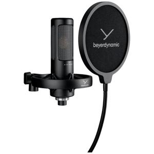 beyerdynamic M 90 PRO X Spraakmicrofoon Zwanenhals Zendmethode:Kabelgebonden XLR Kabelgebonden Zwart