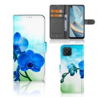 OPPO Reno4 Z Hoesje Orchidee Blauw - Cadeau voor je Moeder