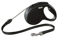 Flexi rollijn cord zwart