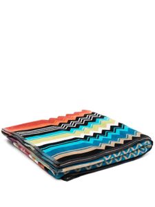 Missoni Home serviette de bain à motif zig-zag - Noir