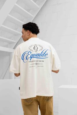 Equalité Yuki Boxy T-Shirt 2.0 Heren Gebroken Wit - Maat L - Kleur: Gebroken Wit | Soccerfanshop