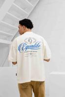 Equalité Yuki Boxy T-Shirt 2.0 Heren Gebroken Wit - Maat L - Kleur: Gebroken Wit | Soccerfanshop