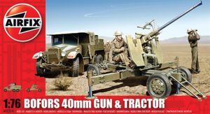 Airfix 1/76 Bofors 40mm Gun & Tractor