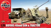 Airfix 1/76 Bofors 40mm Gun & Tractor - thumbnail