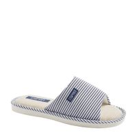 ESPRIT huisslippers blauw/wit - thumbnail