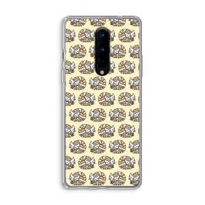 Slapende poes: OnePlus 8 Transparant Hoesje