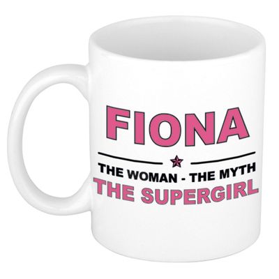 Fiona The woman, The myth the supergirl cadeau koffie mok / thee beker 300 ml