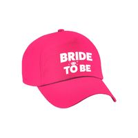 1x Roze vrijgezellenfeest petje Bride To Be dames