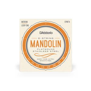 D&apos;Addario EFW74 Flatwound Stainless Steel Medium 11-36 snaren voor mandoline