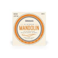 D&apos;Addario EFW74 Flatwound Stainless Steel Medium 11-36 snaren voor mandoline