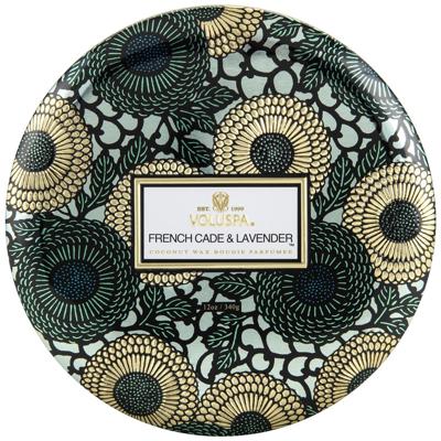 Voluspa Japonica Collection French Cade Lavender 3 Wick Tin Candle 340gr Voluspa Japonica Collection French Cade Lavender 3 Wick Tin Candle 340gr