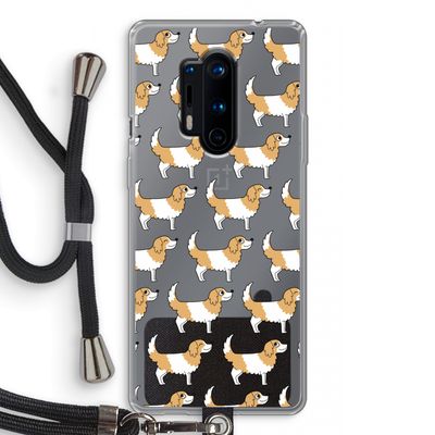 Doggy: OnePlus 8 Pro Transparant Hoesje met koord