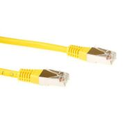 ACT IB7801 F/UTP CAT5E Patchkabel Geel - 1 meter