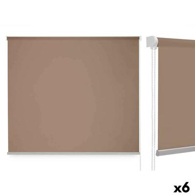 Rolgordijn Gift Decor Beige Stof Plastic 180 x 180 cm