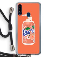 S(peach)less: Samsung Galaxy A20s Transparant Hoesje met koord S(peach)less: Samsung Galaxy A20s Transparant Hoesje met koord