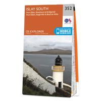 Wandelkaart - Topografische kaart 352 OS Explorer Map Islay South | Or - thumbnail