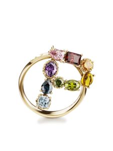 Dolce & Gabbana bague Rainbow Alphabet P en or 18ct