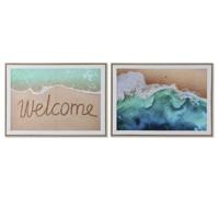 Canvas Home ESPRIT polyestyreen Canvas 72,5 x 3 x 52,5 cm