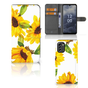 Hoesje voor Nokia G60 Zonnebloemen