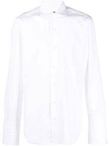 Barba chemise en coton à manches longues - Blanc