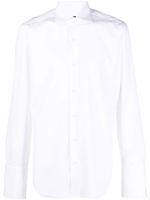 Barba chemise en coton à manches longues - Blanc