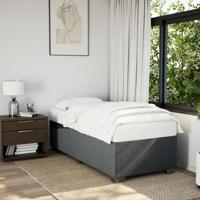 Bedframe zonder matras 80x200 cm stof donkergrijs