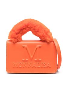 Monnalisa sac porté épaule à logo embossé - Orange