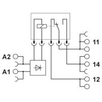 Phoenix Contact PLC-RPT-24DC/21HC/EX Interfacerelais 10 stuk(s)