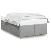 Bedframe zonder matras 120x190 cm stof lichtgrijs