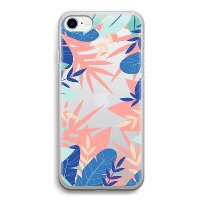 Tropisch: iPhone SE 2020 Transparant Hoesje