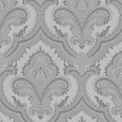 Dutch Wallcoverings Casbah/Bs1 Damask Grey/Silver - Grijs/Zilver