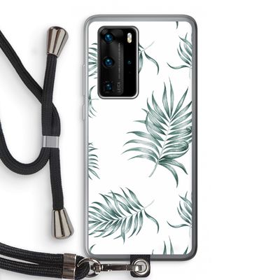 Simple leaves: Huawei P40 Pro Transparant Hoesje met koord